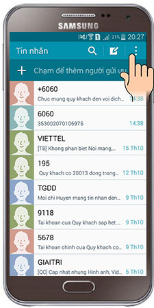 chọn dấu 3 chấm